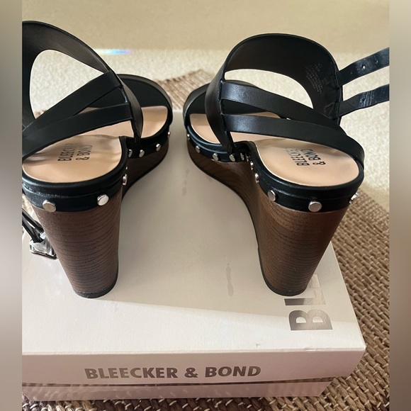 Bleeker & Bond Slingback Wedge heel 10 - Picture 3 of 5